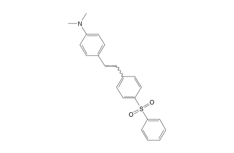 N,N-DIMETHYL-4'-(PHENYLSULFONYL)-4-STILBENAMINE