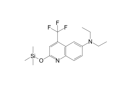N,N-diethyl-4-(trifluoromethyl)-2-trimethylsilyloxy-quinolin-6-amine