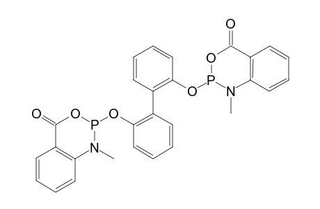 ..alpha.,.alpha'.-'-bis[4-Oxo-1,2-dihydro-1-methyl-4H-3,1,2-benzoxazaphosphorin-2-oxy) biphenyl
