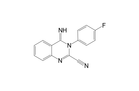3-(4-Fluorophenyl)-4-imino-3,4-dihydroquinazoline-2-carbonitrile