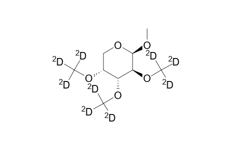 Methyl-2,3,4-tri-O-trideuteromethyl-.beta.-D-arabopyranoside