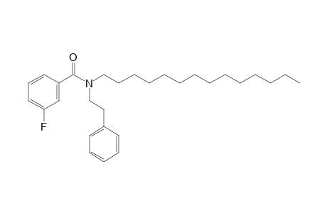 Benzamide, 3-fluoro-N-(2-phenylethyl)-N-tetradecyl-