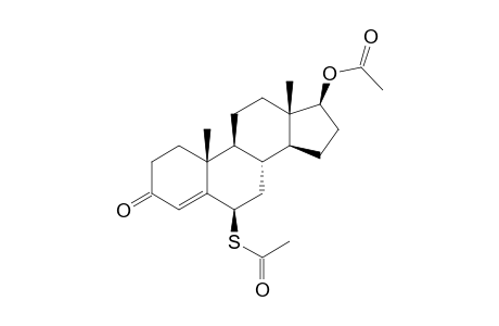 6.beta.-(Acetylthio)-testosterone 17-Acetate