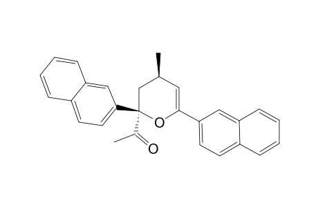 2-ACETYL-[2,6-DI-(NAPHTH-2-YL)]-4-METHYL-3,4-DIHYDROPYRAN