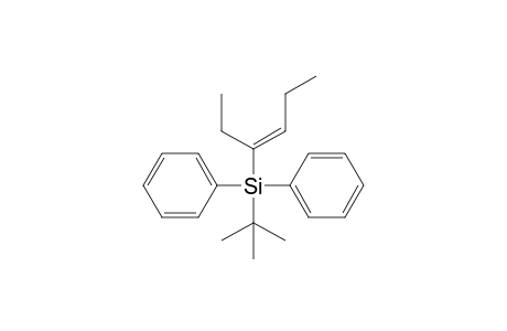 tert-Butyl-[(E)-1-ethylbut-1-enyl]-diphenyl-silane