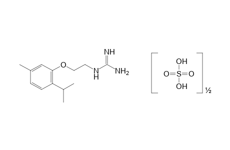 [2-(thymyloxy)ethyl]guanidine, hemisulfate