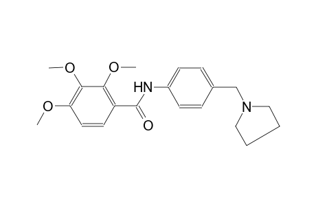 2,3,4-trimethoxy-N-[4-(1-pyrrolidinylmethyl)phenyl]benzamide