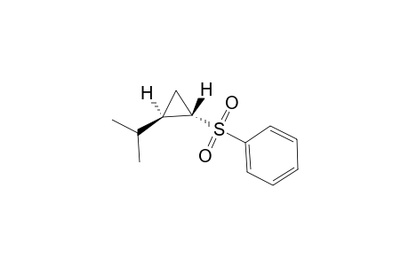 1-[(1S* ,2R*)-2'-(Isopropylcyclopropyl)sulfonyl]-benzene