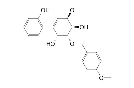 (2R,3R,4R,5R)-5-methoxy-3-((4-methoxybenzyl)oxy)-2,3,4,5-tetrahydro-[1,1'-biphenyl]-2,2',4-triol