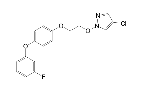 1H-Pyrazole, 4-chloro-1-[2-[4-(3-fluorophenoxy)phenoxy]ethoxy]-