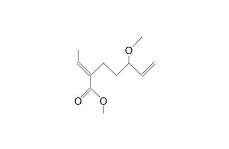 2-Ethylidene-5-methoxy-hept-6-enoic acid, methyl ester