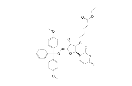 5'-O-DIMETHOXYTRITYL-2'-DEOXY-2'-S-(4-ETHOXYCARBONYLBUTYL)-URIDINE