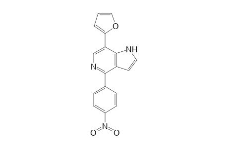 4-(4-Nitrophenyl)-7-(2-furyl)-1H-pyrrolo[3,2-c]pyridine