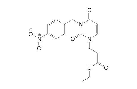 3-[3-(4-Nitrobenzyl)-2,4-dioxo-3,4-dihydro-2H-pyrimidin-1-yl]-propionic acid ethyl ester