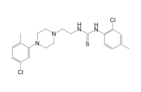 thiourea, N-(2-chloro-4-methylphenyl)-N'-[2-[4-(5-chloro-2-methylphenyl)-1-piperazinyl]ethyl]-
