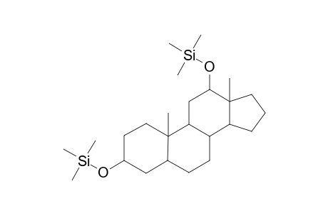 5.ALPHA.-ANDROSTANE-3.BETA.,12.ALPHA.-DIOL(3.BETA.,12.ALPHA.-DI-TRIMETHYLSILYL ETHER)