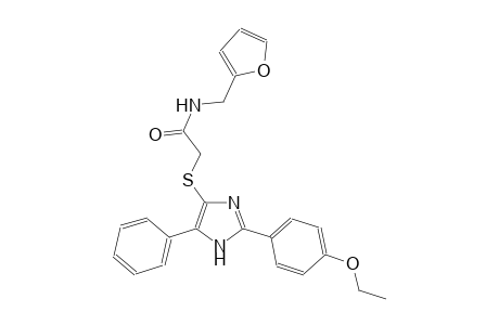acetamide, 2-[[2-(4-ethoxyphenyl)-5-phenyl-1H-imidazol-4-yl]thio]-N-(2-furanylmethyl)-