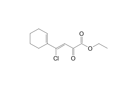 (Z)-4-chloro-4-(1-cyclohexenyl)-2-oxo-3-butenoic acid ethyl ester