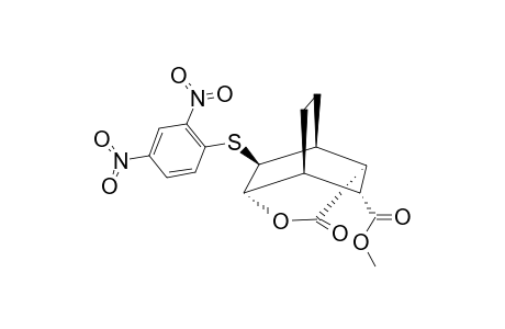 Methyl-(2sr, 7RS)-2-(2',4'-dinitrophenylthio)-4-oxa-5-oxotricyclo-[4.4.0.0(3,8)]-decan-7-carboxylate