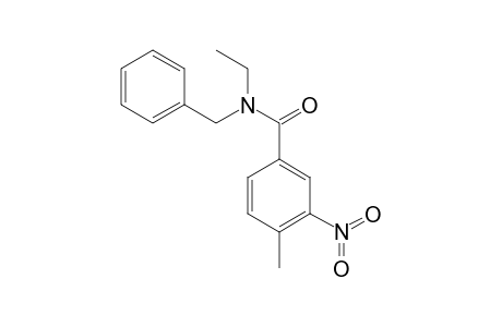 N-Benzyl-N-ethyl-4-methyl-3-nitrobenzamide