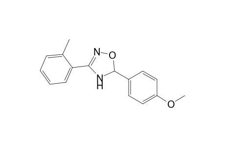 5-(4'-Methoxyphenyl)-3-(2''-methylphenyl)-4,5-dihydro-1,2,4-oxadiazole
