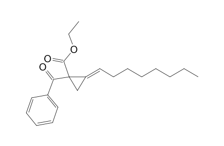 1-(Ethoxycarbonyl)-2-(octylidene)cyclopropyl Phenyl Ketone