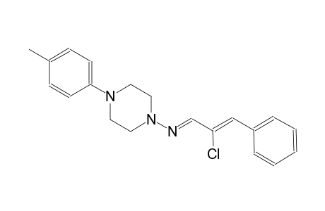 N-[(E,2Z)-2-chloro-3-phenyl-2-propenylidene]-4-(4-methylphenyl)-1-piperazinamine