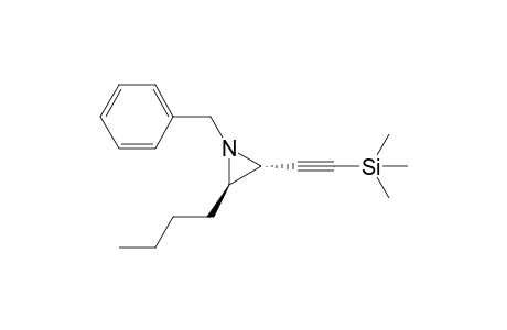(2R*,3R*)-N-Benzyl-3-butyl-2-[(trimethylsilyl)ethynyl]-aziridine