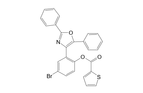 4-Bromo-2-(2,5-diphenyloxazol-4-yl)phenyl thiophene-2-carboxylate