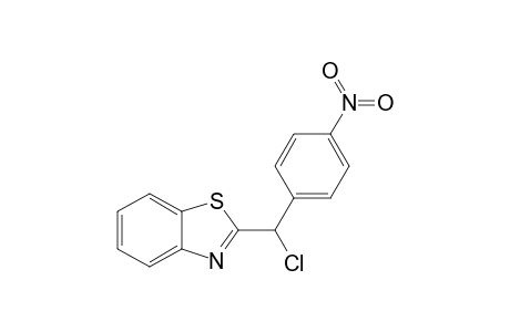 2-[Chloro-(4-nitrophenyl)methyl]benzothiazole