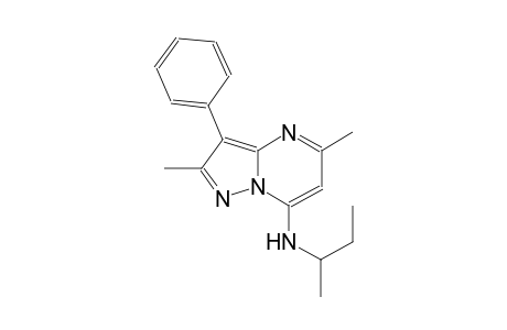 N-(sec-butyl)-2,5-dimethyl-3-phenylpyrazolo[1,5-a]pyrimidin-7-amine