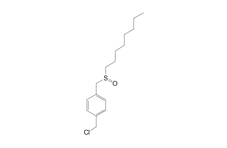 1-(chloromethyl)-4-(octylsulfinylmethyl)benzene