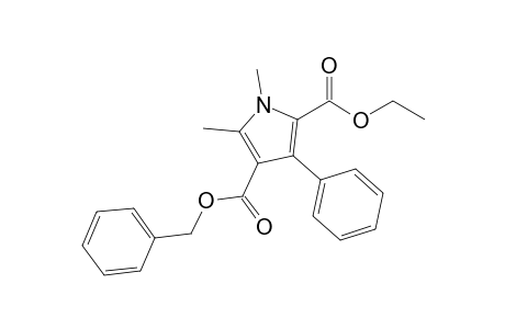 4-Benzyl 2-ethyl 1,5-dimethyl-3-phenyl-1H-pyrrole-2,4-dicarboxylate