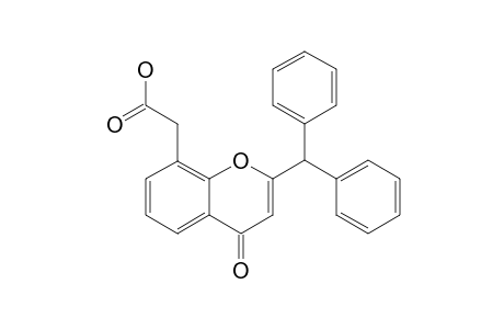 2-(2-DIPHENYLMETHYL-4H-4-OXO-CHROMEN-8-YL)-ACETIC-ACID