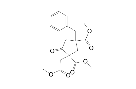 Dimethyl 1-benzyl-3-(2-methoxy-2-oxoethyl)-4-oxocyclopentane-1,3-dicarboxylate