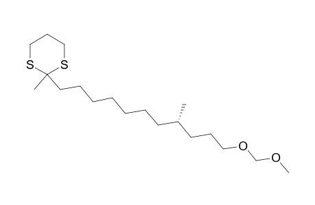 2-[(8S)-11-(methoxymethoxy)-8-methyl-undecyl]-2-methyl-1,3-dithiane