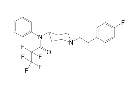 2,2,3,3,3-Pentafluoro-N-(1-[2-(4-fluorophenyl)ethyl]piperidin-4-yl)-N-phenylpropanamide