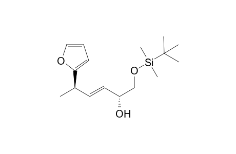 (E)-(2R*,5R*)-1-[(1,1-Dimethylethyldimethylsilyl)oxy]-5-furylhex-3-en-2-ol
