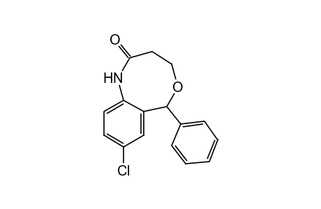 8-CHLORO-6-PHENYL-2,3,4,6-TETRAHYDRO-1H-1,5-BENZOXAZOCIN-2-ONE