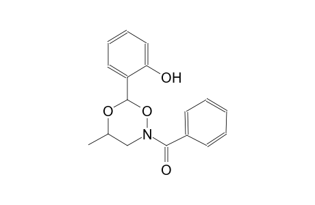 2-(2-Benzoyl-4-methyl-1,5,2-dioxazinan-6-yl)phenol