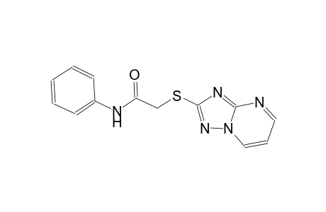 N-phenyl-2-([1,2,4]triazolo[1,5-a]pyrimidin-2-ylsulfanyl)acetamide