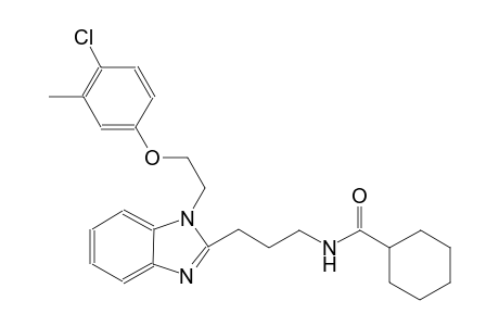 cyclohexanecarboxamide, N-[3-[1-[2-(4-chloro-3-methylphenoxy)ethyl]-1H-benzimidazol-2-yl]propyl]-