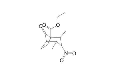 Bicyclo[3.2.1]octane-1-carboxylic acid, 2,4-dimethyl-3-nitro-8-oxo-, ethyl ester, (2-endo,3-exo,4-exo)-(.+-.)-