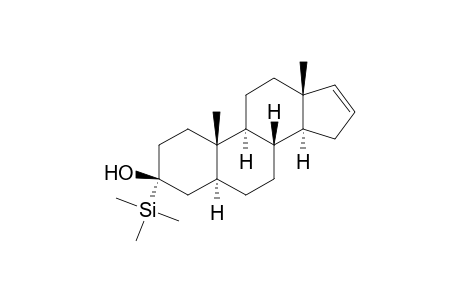 Monotrimethylsilyl 3.beta.-hydroxy-5.alpha.-androst-16-ene