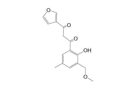 1-[2'-Hydroxy-3'-(methoxymethyl)-5'-methylphenyl]-3-(3''-furyl)propane-1,3-dione