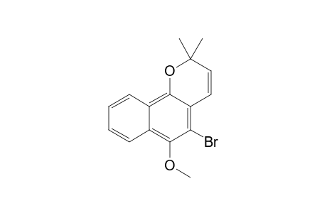 5-Bromanyl-6-methoxy-2,2-dimethyl-benzo[h]chromene