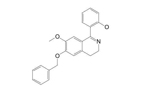 1-PHENYL-6-BENZYLOXY-7-METHOXY-2'-HYDROXY-3,4-DIHYDROISOQUINOLINE