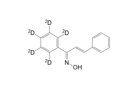 2-Propen-1-one, 3-phenyl-1-(phenyl-D5)-, oxime