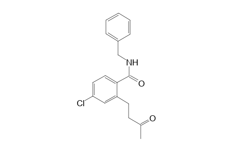 N-benzyl-4-chloro-2-(3-oxobutyl)benzamide
