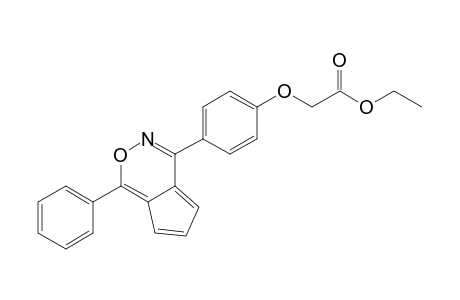[4-(1-Phenylcyclopenta[d][1,2]oxazin-4-yl)phenoxy]acetic acid ethyl ester